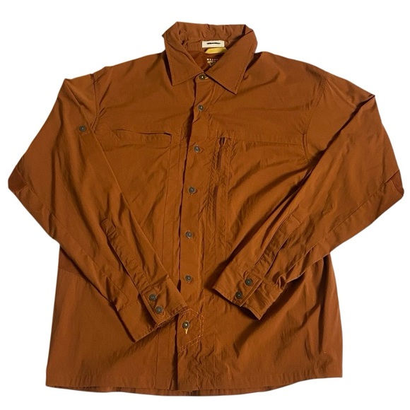 Mountain Hardwear Other - Mountain Hardwear Men's Long Sleeve Shirt Burnt Orange Size Medium